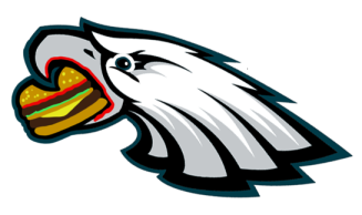 Philadelphia Eagles Fat Logo DIY iron on transfer (heat transfer)